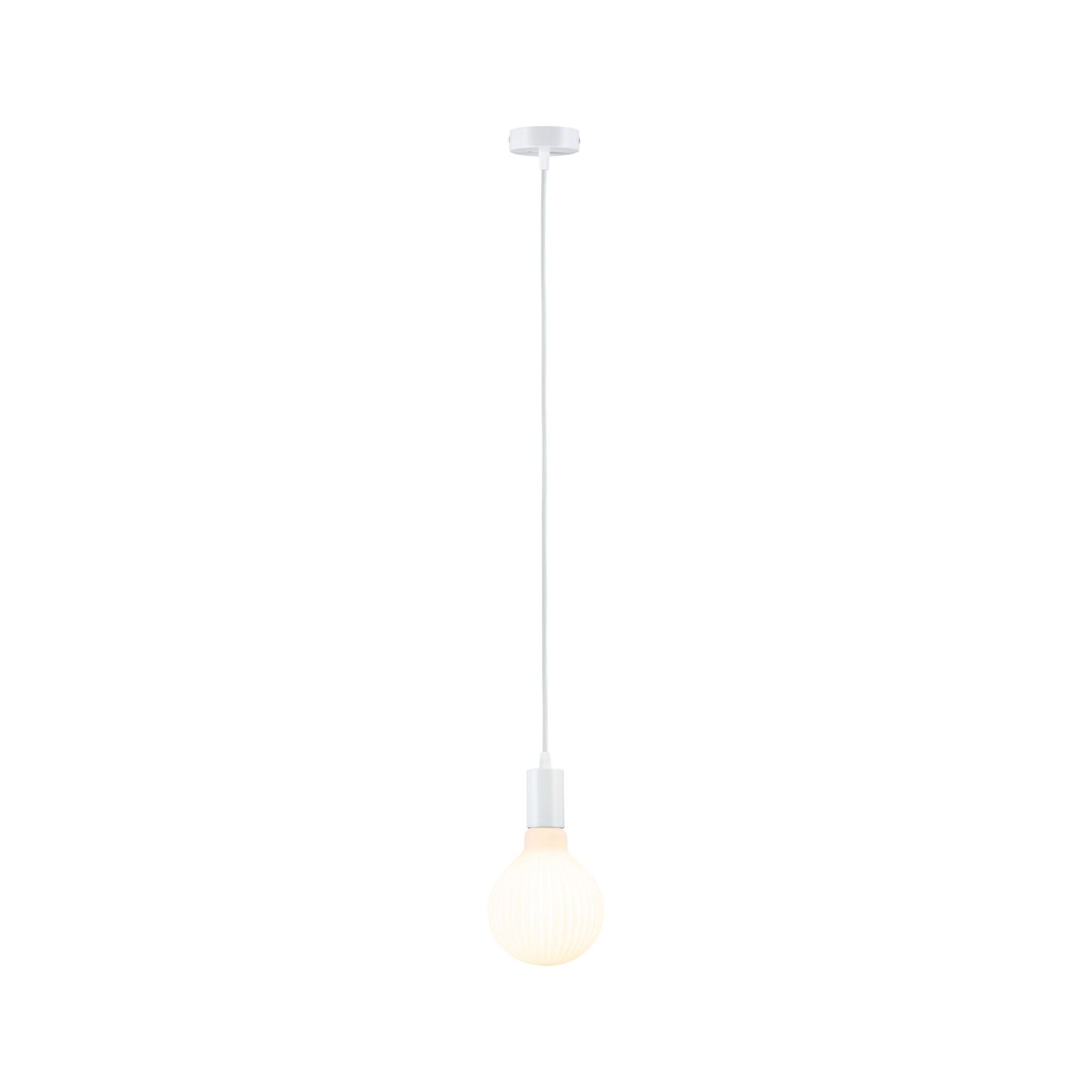 Paulmann Pendelleuchte Ravi IP44 E27   max. 60W Weiß matt dimmbar