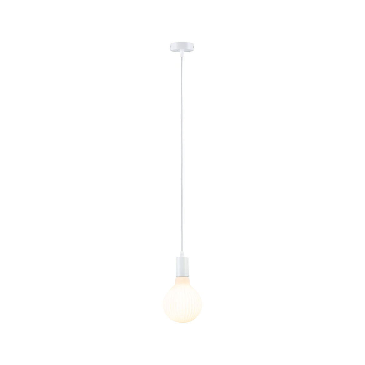 Paulmann Pendelleuchte Ravi IP44 E27   max. 60W Weiß matt dimmbar