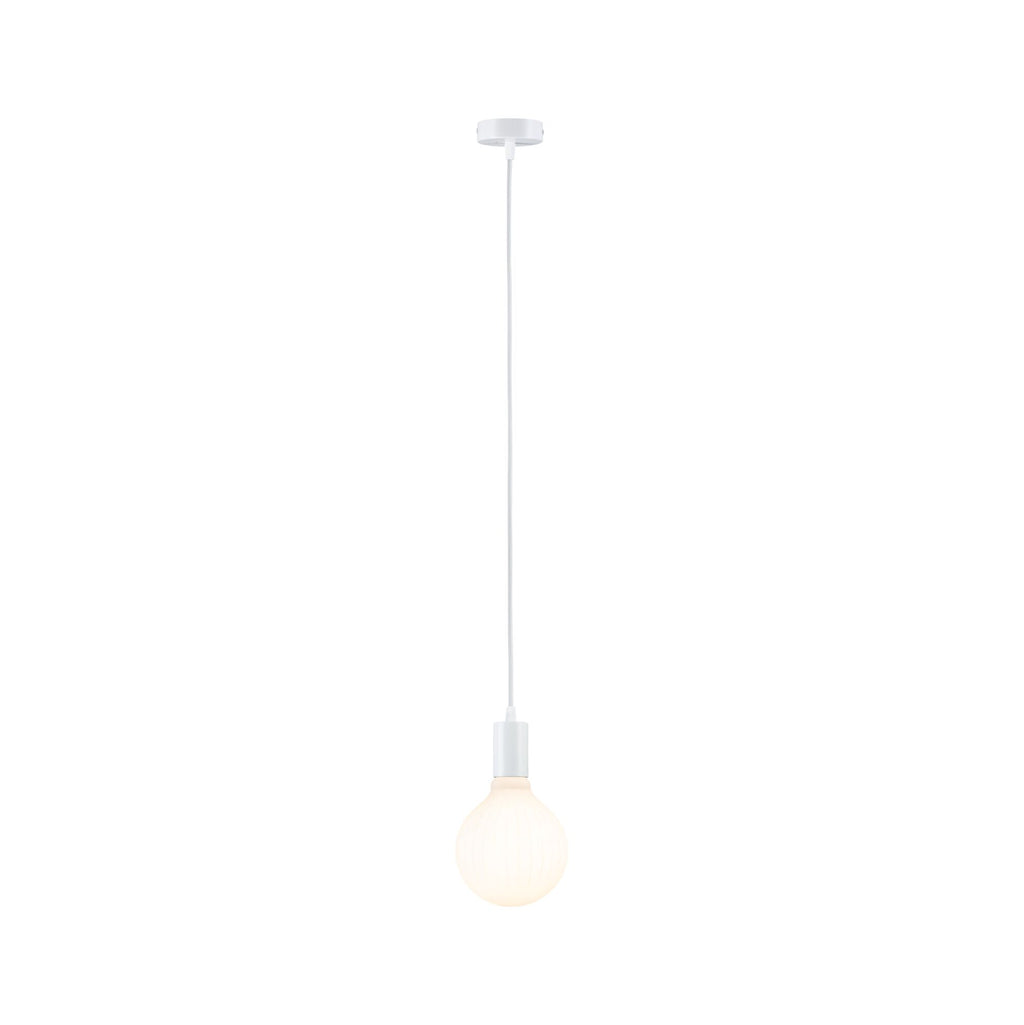 Paulmann Pendelleuchte Ravi IP44 E27   max. 60W Weiß matt dimmbar