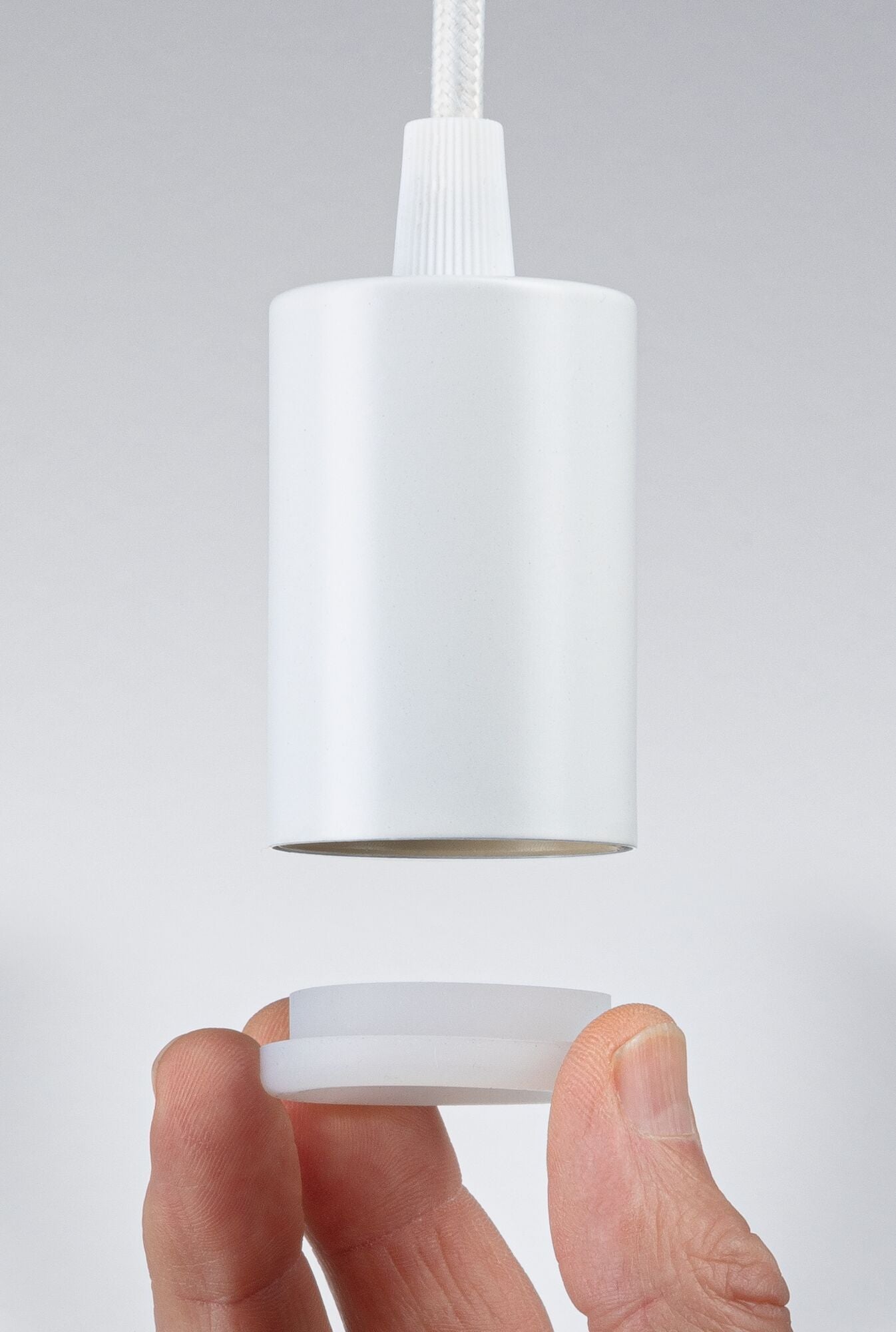 Paulmann Pendelleuchte Ravi IP44 E27   max. 60W Weiß matt dimmbar