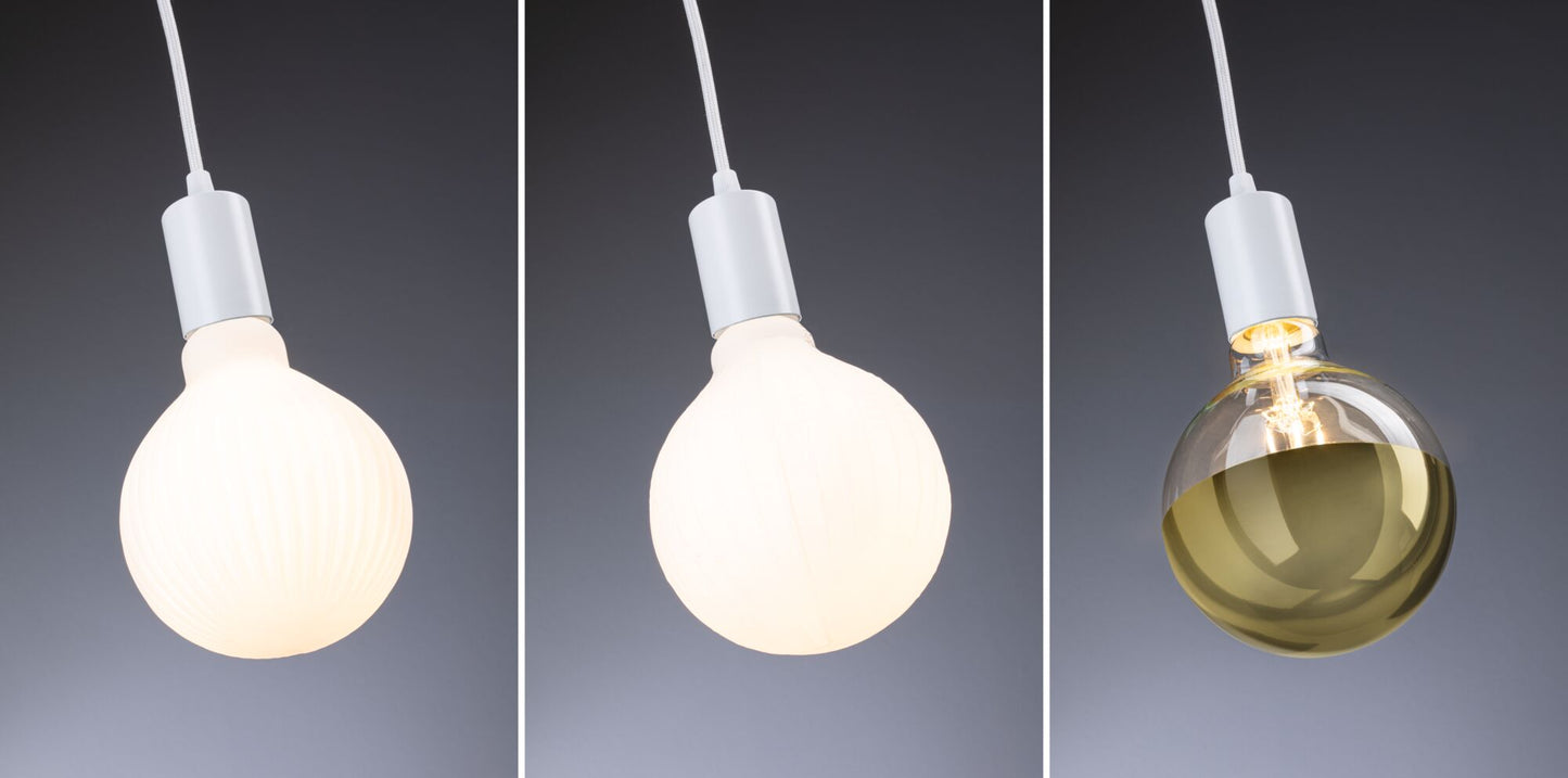 Paulmann Pendelleuchte Ravi IP44 E27   max. 60W Weiß matt dimmbar