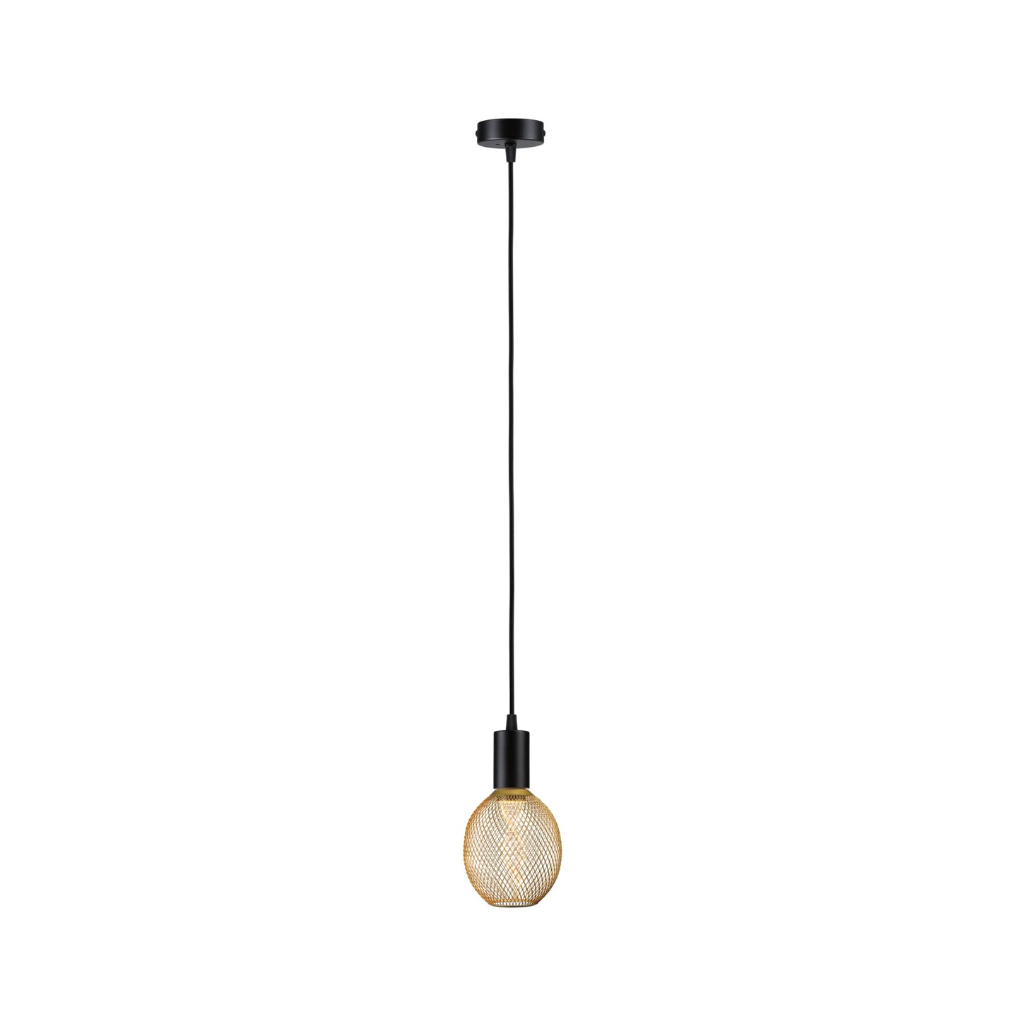 Paulmann Pendelleuchte Ravi IP44 E27   max. 60W Schwarz matt dimmbar