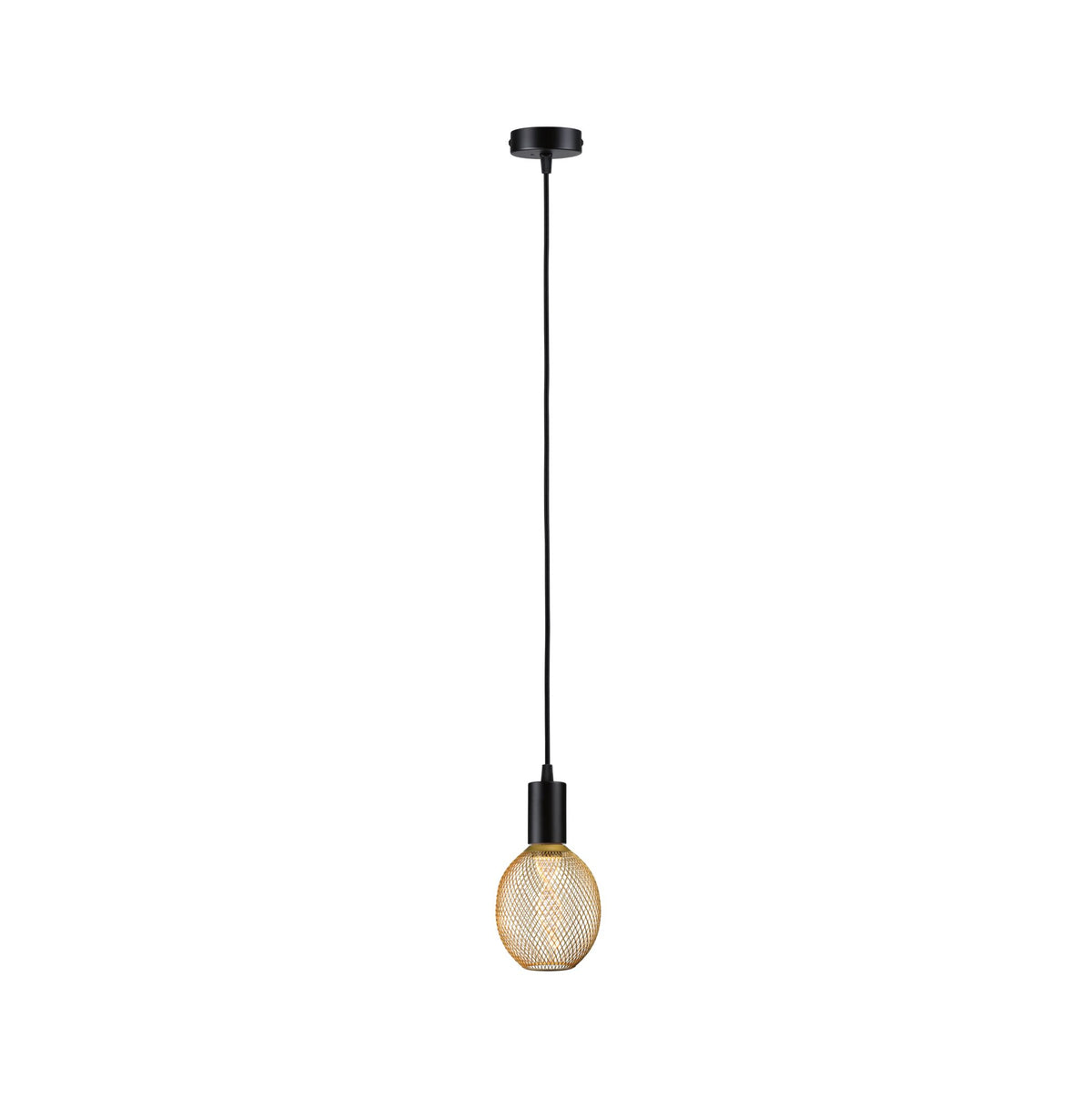 Paulmann Pendelleuchte Ravi IP44 E27   max. 60W Schwarz matt dimmbar