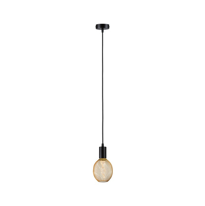 Paulmann Pendelleuchte Ravi IP44 E27   max. 60W Schwarz matt dimmbar