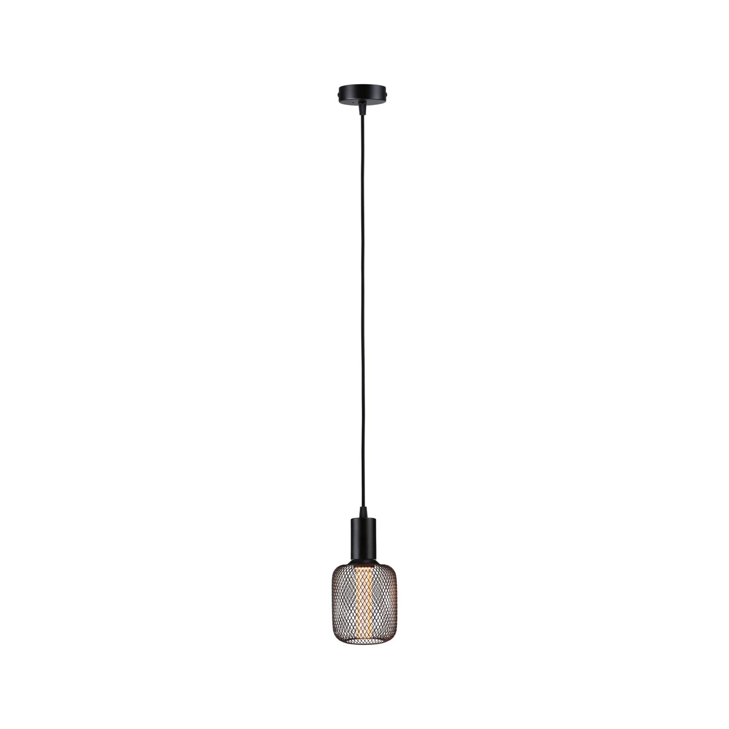 Paulmann Pendelleuchte Ravi IP44 E27   max. 60W Schwarz matt dimmbar