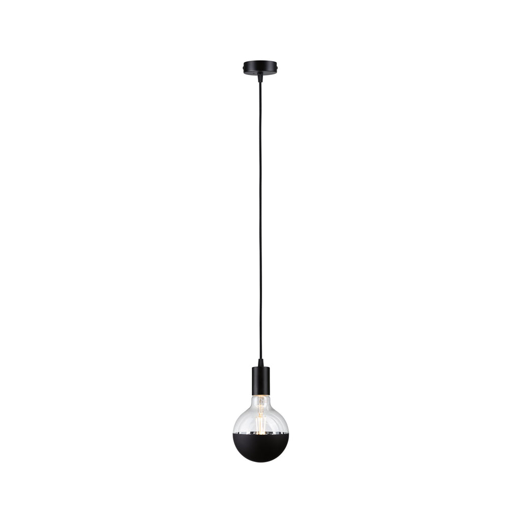 Paulmann Pendelleuchte Ravi IP44 E27   max. 60W Schwarz matt dimmbar