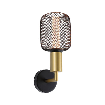 Paulmann Wandleuchte Ravi IP44 E27   max. 60W Schwarz matt#Gold dimmbar