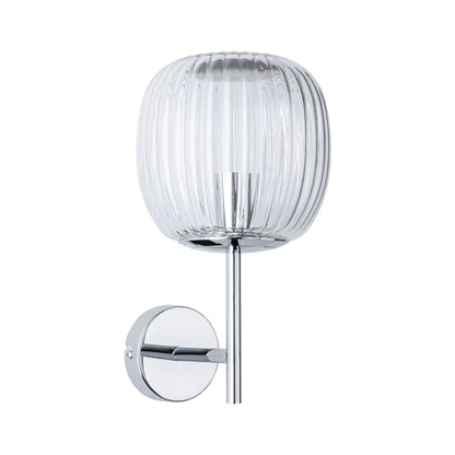 Paulmann Selection Bathroom Wandleuchte Ruya IP44 E14   230V max. 20W dimmbar Glas#Chrom