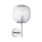 Paulmann Selection Bathroom Wandleuchte Ruya IP44 E14   230V max. 20W dimmbar Glas#Chrom