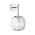 Paulmann Selection Bathroom Wandleuchte Ruya IP44 E14   230V max. 20W dimmbar Glas#Chrom