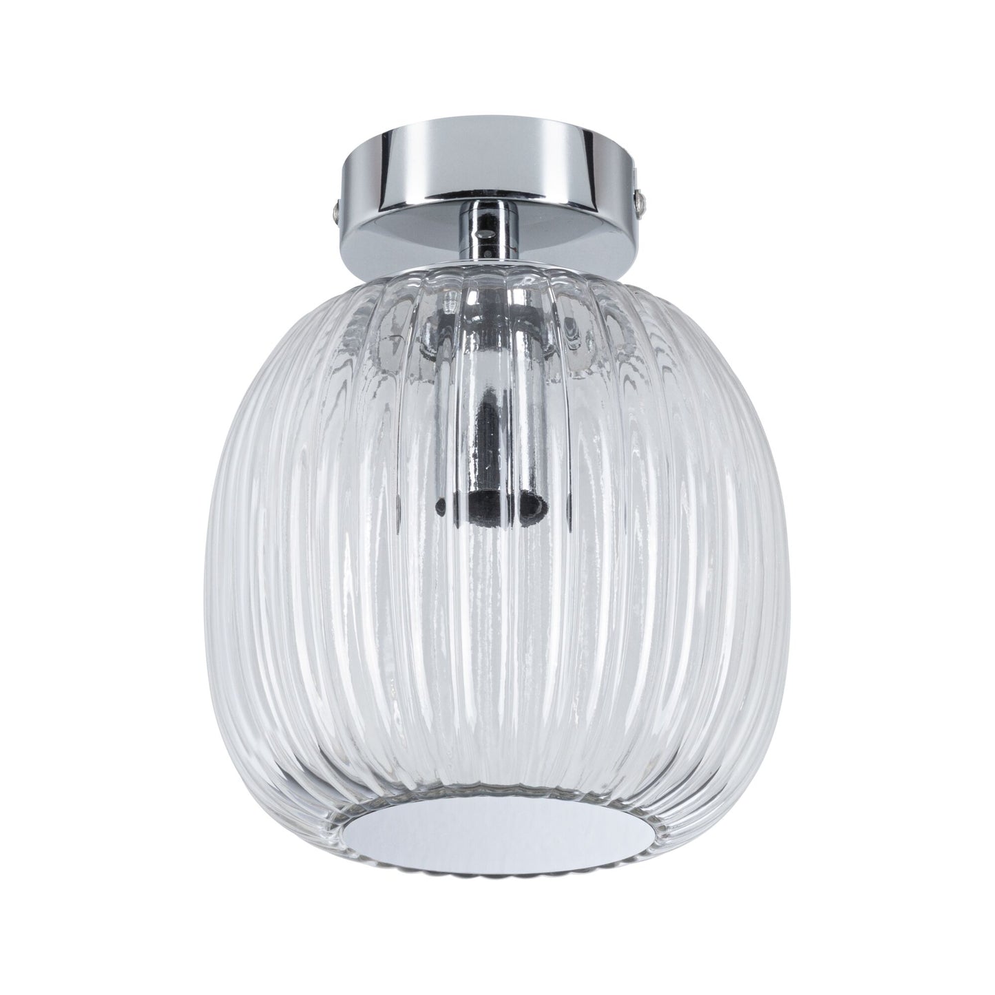 Paulmann LED Deckenleuchte Ruya IP44 E14   230V max. 20W dimmbar Glas#Chrom