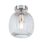 Paulmann LED Deckenleuchte Ruya IP44 E14   230V max. 20W dimmbar Glas#Chrom