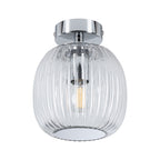Paulmann LED Deckenleuchte Ruya IP44 E14   230V max. 20W dimmbar Glas#Chrom