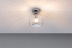 Paulmann LED Deckenleuchte Ruya IP44 E14   230V max. 20W dimmbar Glas#Chrom