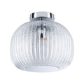 Paulmann LED Deckenleuchte Ruya IP44 E27   230V max. 60W dimmbar Glas#Chrom