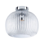 Paulmann LED Deckenleuchte Ruya IP44 E27   230V max. 60W dimmbar Glas#Chrom
