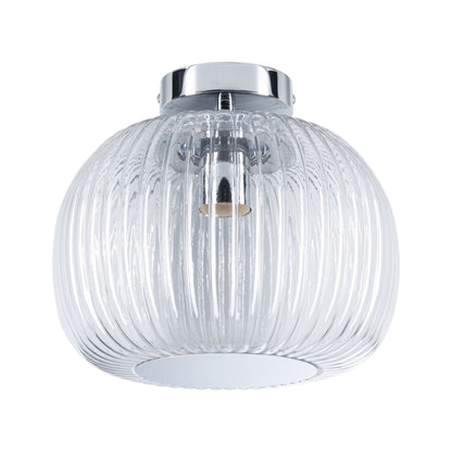 Paulmann LED Deckenleuchte Ruya IP44 E27   230V max. 60W dimmbar Glas#Chrom