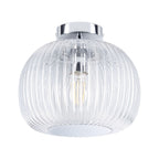 Paulmann LED Deckenleuchte Ruya IP44 E27   230V max. 60W dimmbar Glas#Chrom