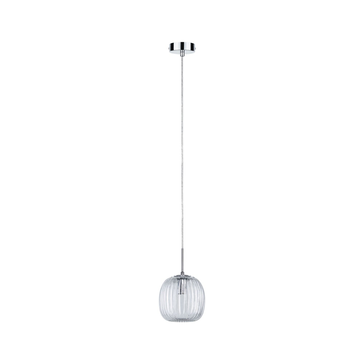Paulmann LED Pendelleuchte Ruya E14 max. 20W Glas#Chrom