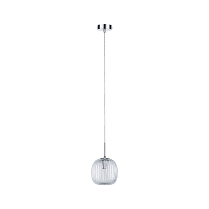 Paulmann LED Pendelleuchte Ruya E14 max. 20W Glas#Chrom