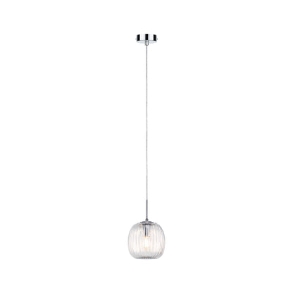 Paulmann LED Pendelleuchte Ruya E14 max. 20W Glas#Chrom