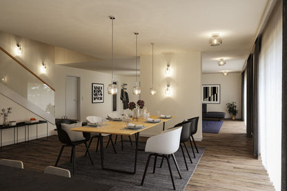 Paulmann LED Pendelleuchte Ruya E14 max. 20W Glas#Chrom
