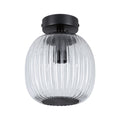 Paulmann LED Deckenleuchte Ruya IP44 E14   230V max. 20W dimmbar Glas#Schwarz matt