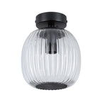 Paulmann LED Deckenleuchte Ruya IP44 E14   230V max. 20W dimmbar Glas#Schwarz matt