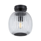 Paulmann LED Deckenleuchte Ruya IP44 E14   230V max. 20W dimmbar Glas#Schwarz matt