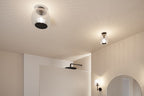 Paulmann LED Deckenleuchte Ruya IP44 E27   230V max. 60W dimmbar Glas#Schwarz matt