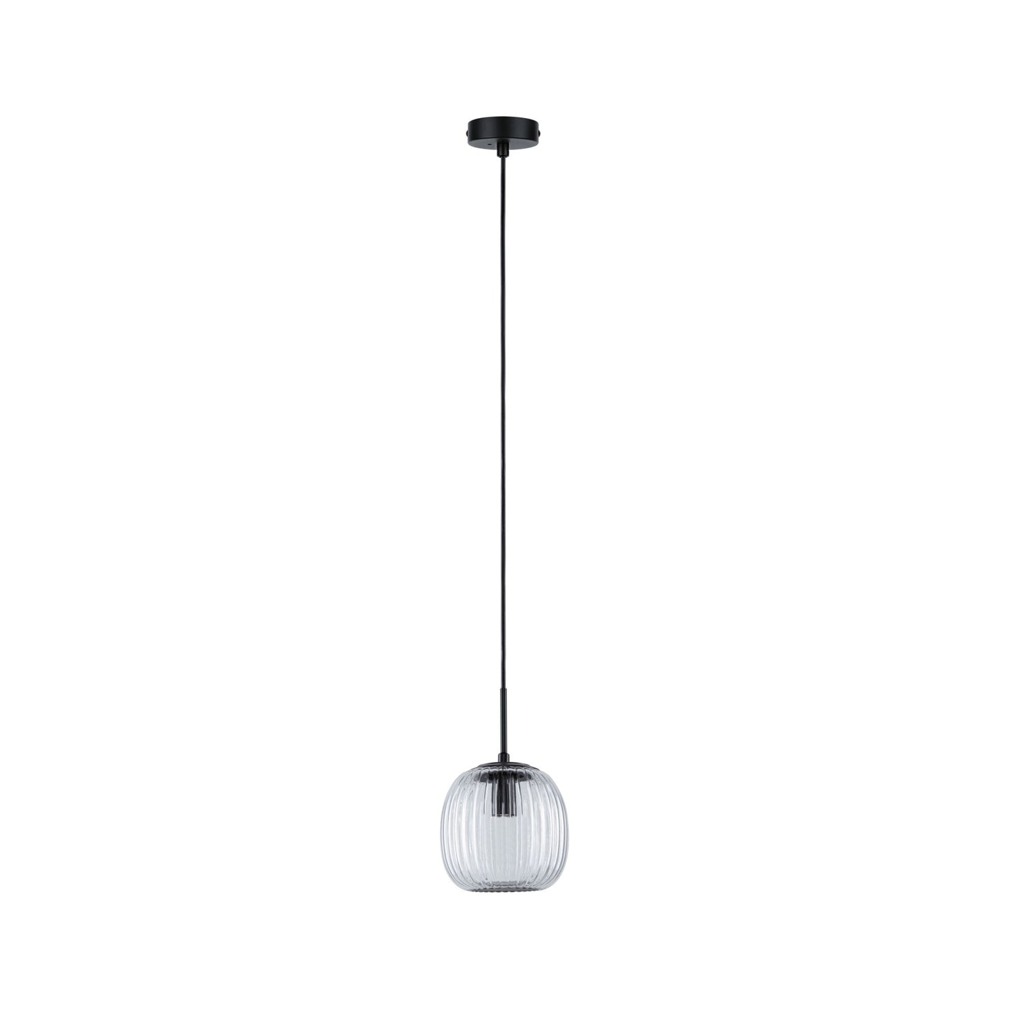 Paulmann LED Pendelleuchte Ruya E14 max. 20W Glas#Schwarz matt