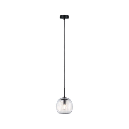 Paulmann LED Pendelleuchte Ruya E14 max. 20W Glas#Schwarz matt