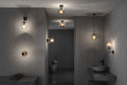 Paulmann LED Pendelleuchte Ruya E14 max. 20W Glas#Schwarz matt