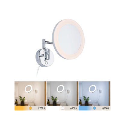 Paulmann LED Kosmetikspiegel Masua IP44  White Switch 55lm 230V 4W  Chrom
