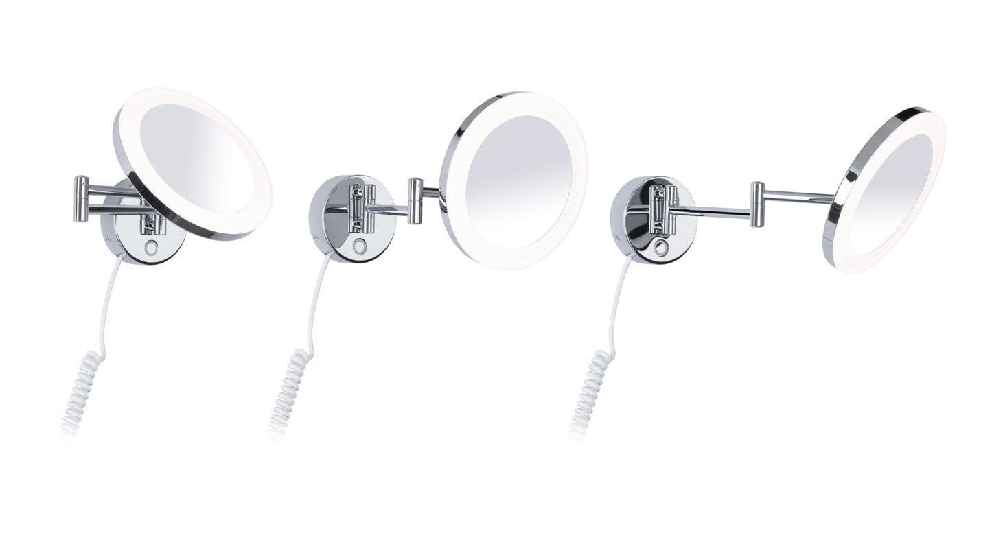 Paulmann LED Kosmetikspiegel Masua IP44  White Switch 55lm 230V 4W  Chrom