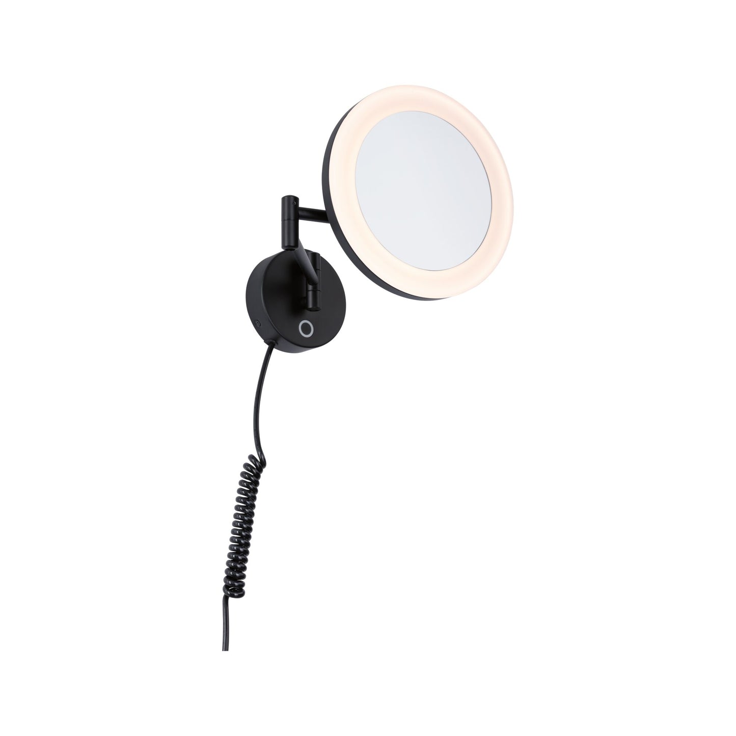 Paulmann LED Kosmetikspiegel Masua IP44  White Switch 55lm 230V 4W  Schwarz matt