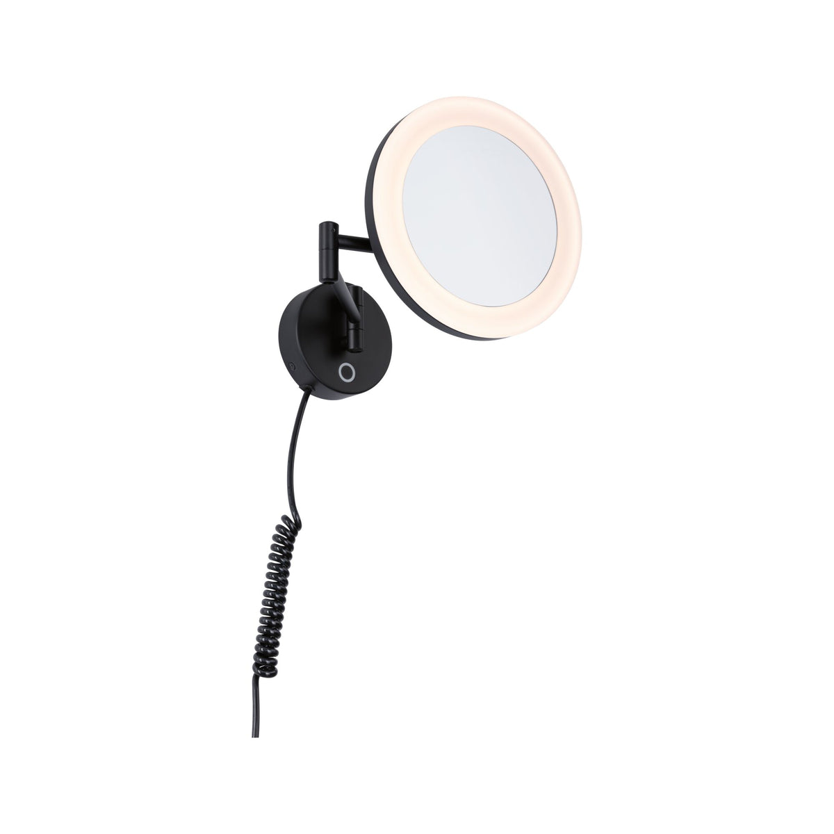 Paulmann LED Kosmetikspiegel Masua IP44  White Switch 55lm 230V 4W  Schwarz matt