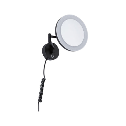 Paulmann LED Kosmetikspiegel Masua IP44  White Switch 55lm 230V 4W  Schwarz matt