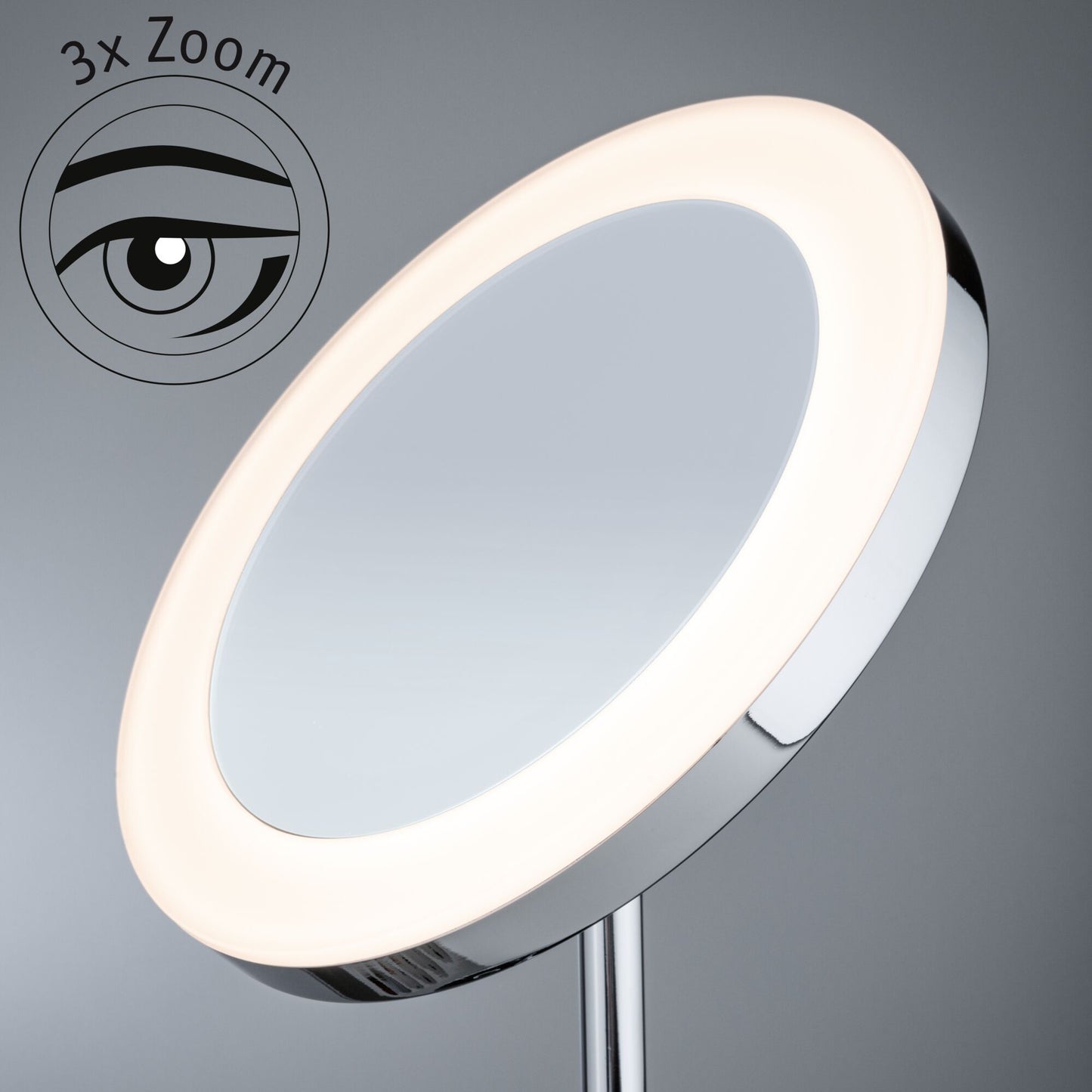 Paulmann LED Kosmetikspiegel Masua IP44  White Switch 55lm 230V 4W  Chrom