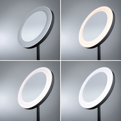Paulmann LED Kosmetikspiegel Masua IP44  White Switch 55lm 230V 4W  Schwarz matt