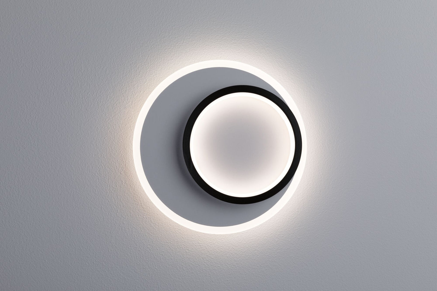 Paulmann LED Wandleuchte 2Form 4000K 1190lm / 870lm 230V 9,5W / 7W  Weiß#Schwarz