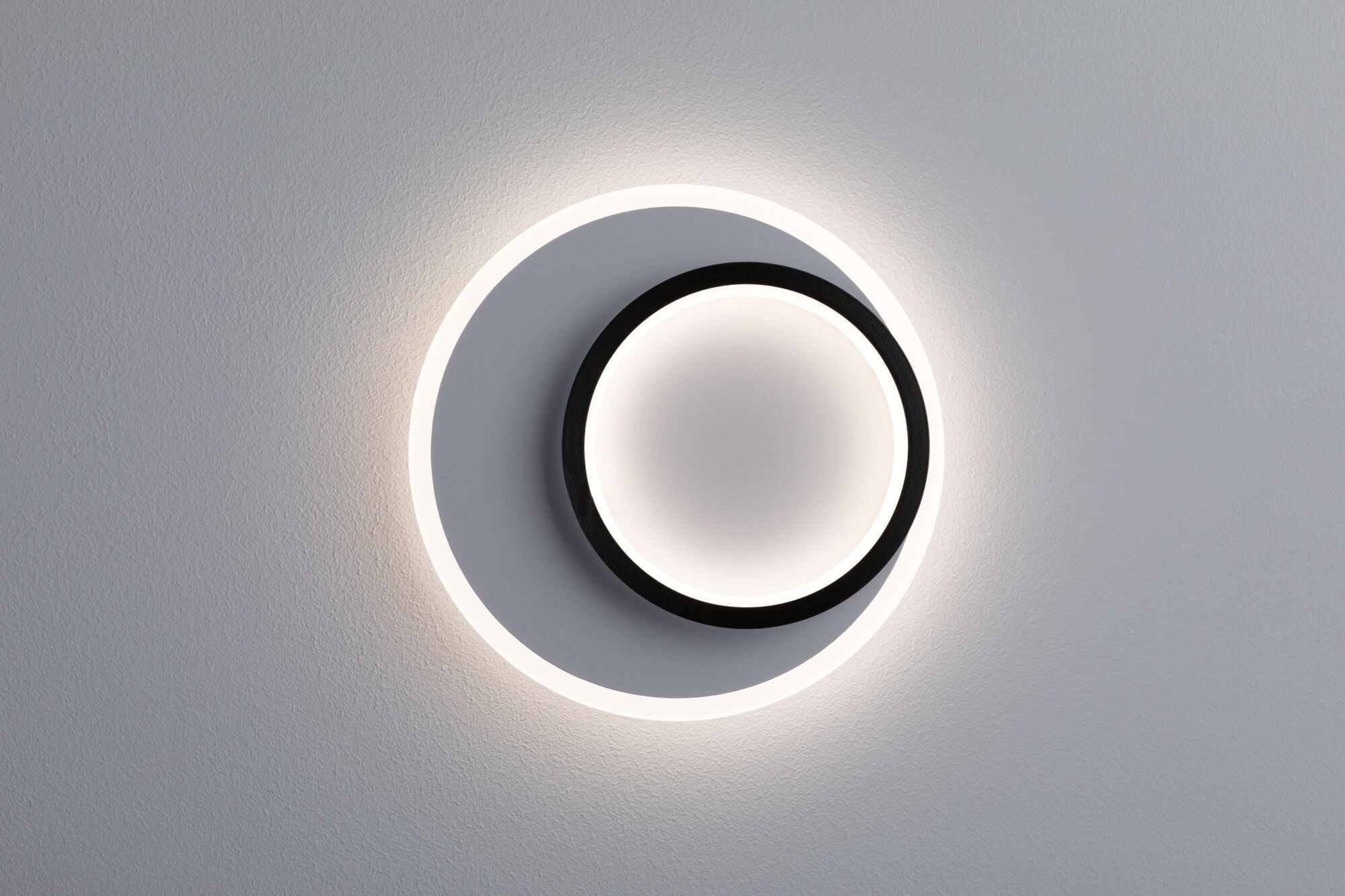 Paulmann LED Wandleuchte 2Form 4000K 1190lm / 870lm 230V 9,5W / 7W  Weiß#Schwarz