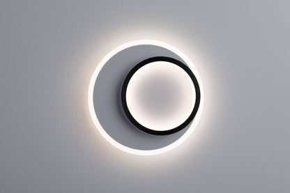 Paulmann LED Wandleuchte 2Form 4000K 1190lm / 870lm 230V 9,5W / 7W  Weiß#Schwarz