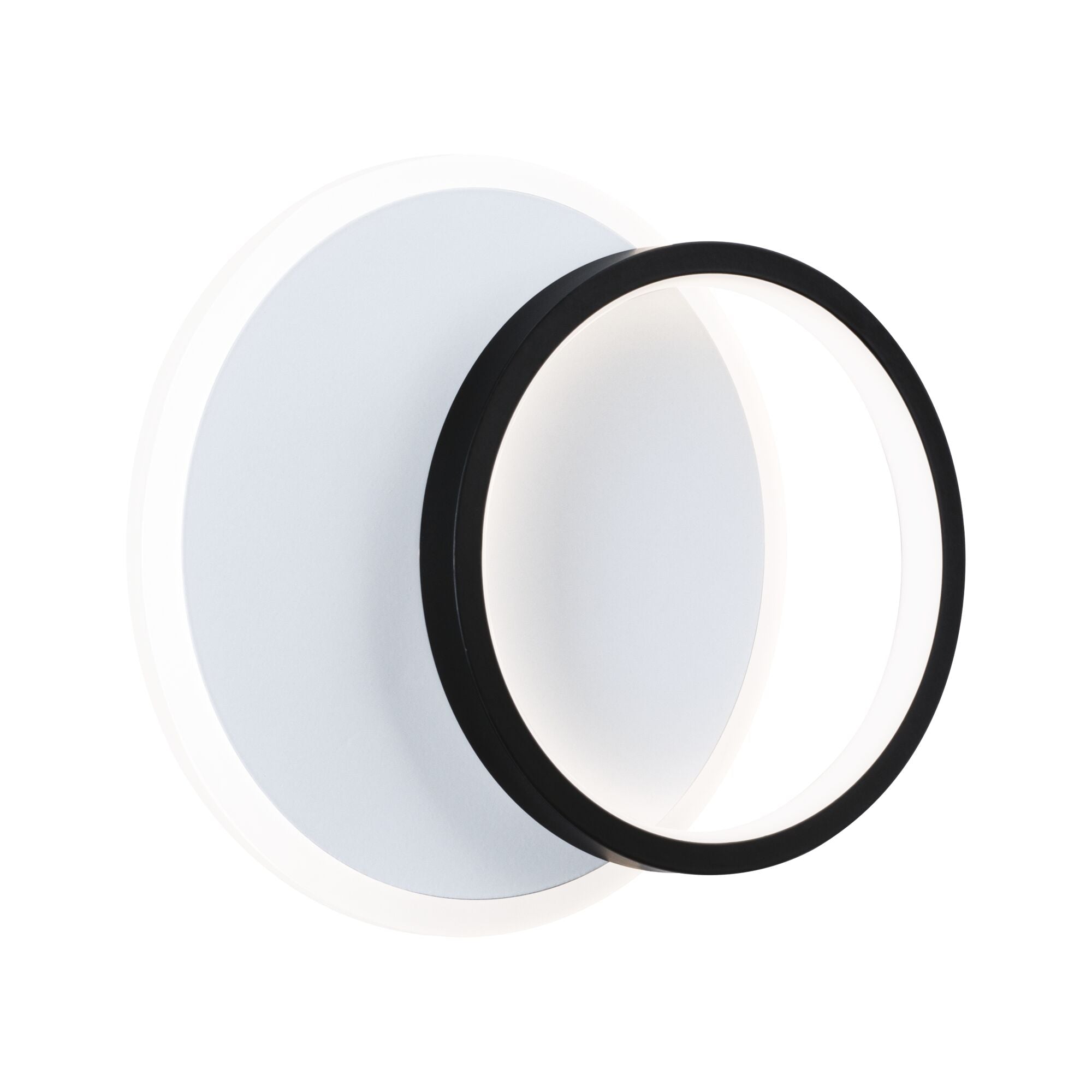 Paulmann LED Wandleuchte 2Form 4000K 860lm / 730lm 230V 7W / 5,5W  Weiß#Schwarz