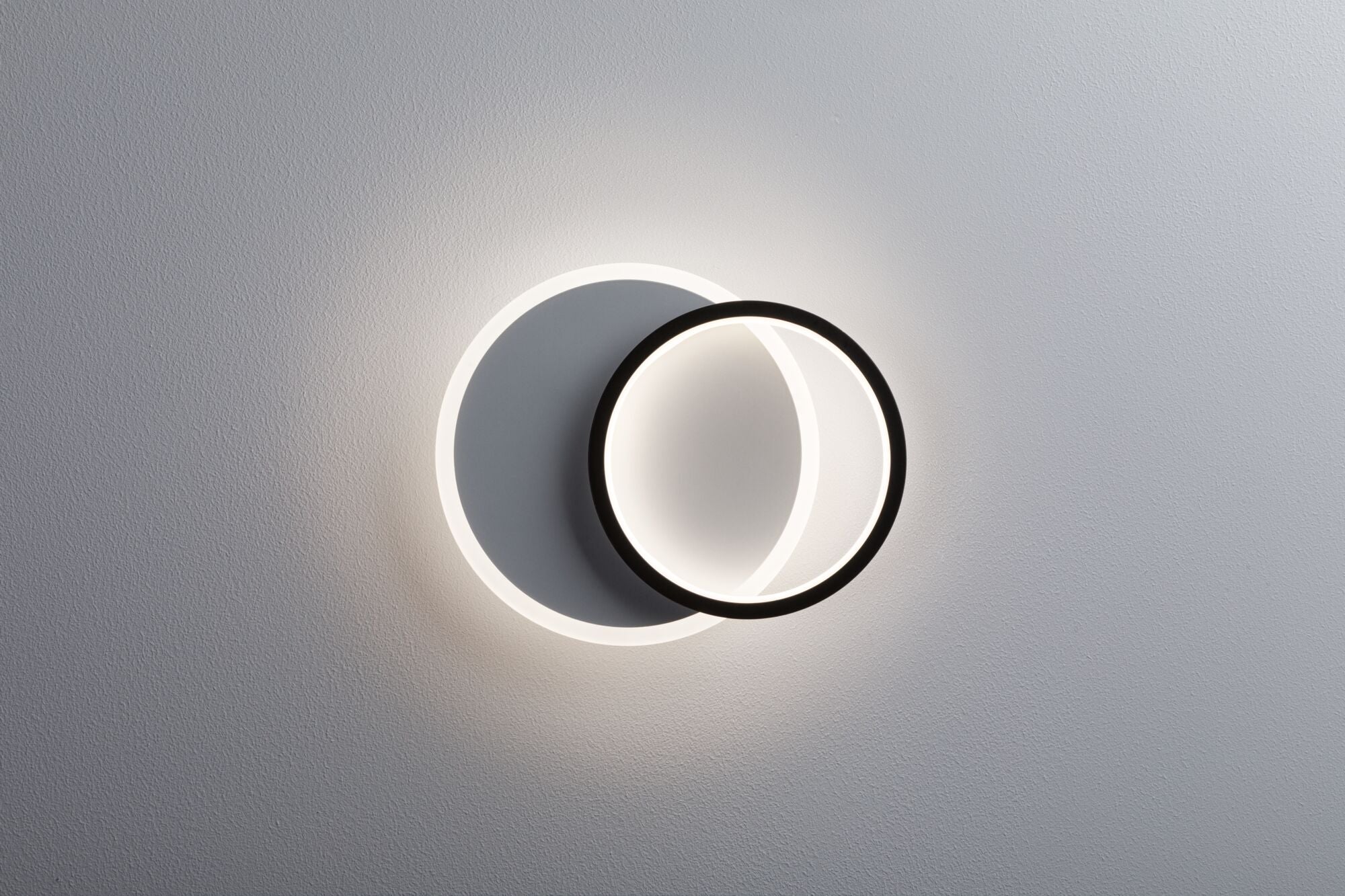 Paulmann LED Wandleuchte 2Form 4000K 860lm / 730lm 230V 7W / 5,5W  Weiß#Schwarz