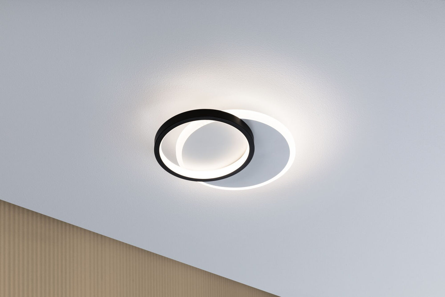 Paulmann LED Wandleuchte 2Form 4000K 860lm / 730lm 230V 7W / 5,5W  Weiß#Schwarz