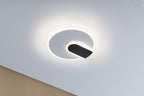 Paulmann LED Wandleuchte 2Form 4000K 1160lm / 430lm 230V 9W / 3,5W  Weiß#Schwarz