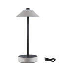 Paulmann Mobile Tischleuchte Pellini White Switch 300lm 2W Beige#Schwarz matt