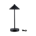 Paulmann Mobile Tischleuchte Pellini White Switch 300lm 2W Schwarz matt
