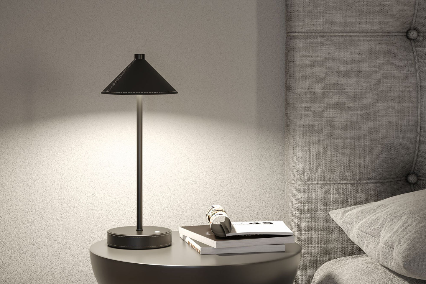 Paulmann Mobile Tischleuchte Pellini White Switch 300lm 2W Schwarz matt
